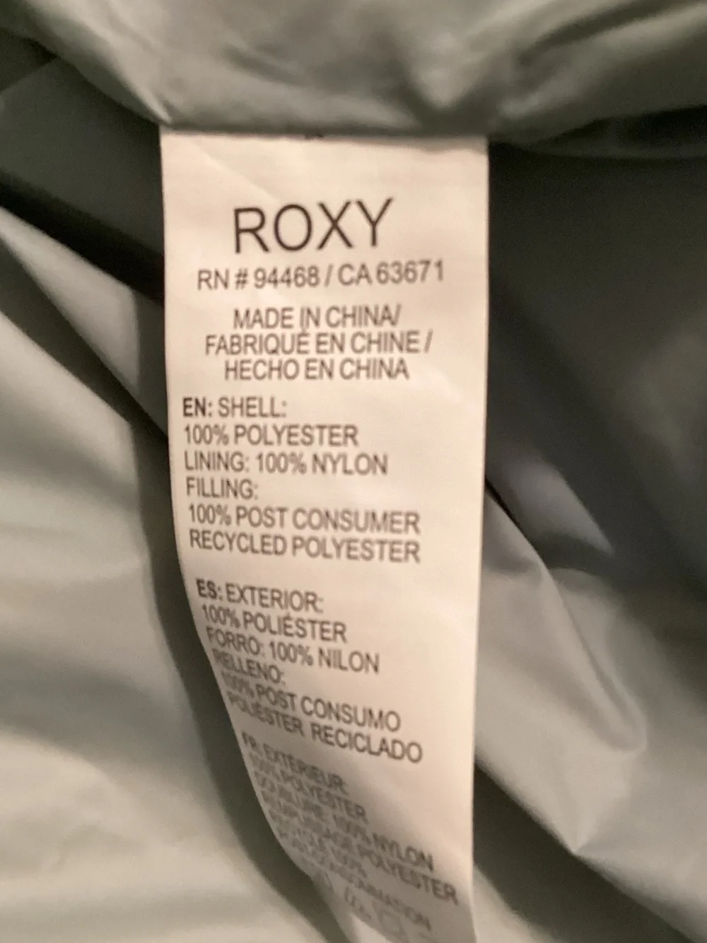 NWT Roxy Winter Coat - Picture 9 of 9